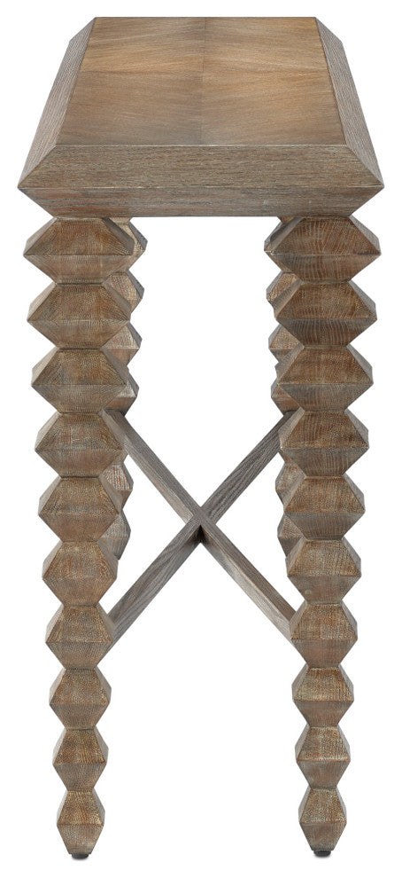 Saranya Light Pepper Console Table