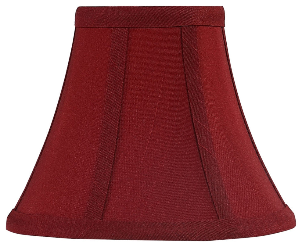 30050-5 Small Bell Chandelier Clip On Lamp Shade Rust 3"x6"x5", Set of 5