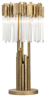 Matrix 3-Lt Table Lamp - Havana Gold