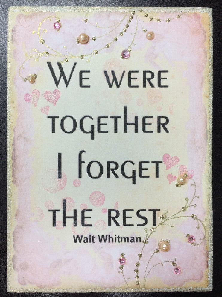 Paisley Mini Canvas, We Were Together