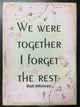 Paisley Mini Canvas, We Were Together