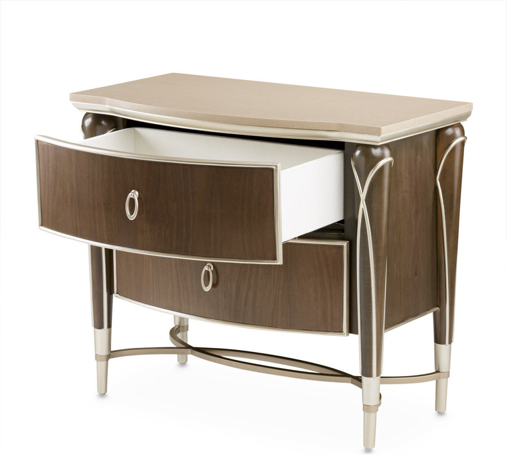 AICO Furniture Villa Cherie 3 Piece Cali Bedroom Set