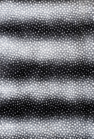 Antelope Modern Animal Black/Cream 4'x6' Area Rug
