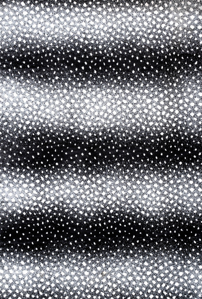 Antelope Modern Animal Black/Cream 4'x6' Area Rug