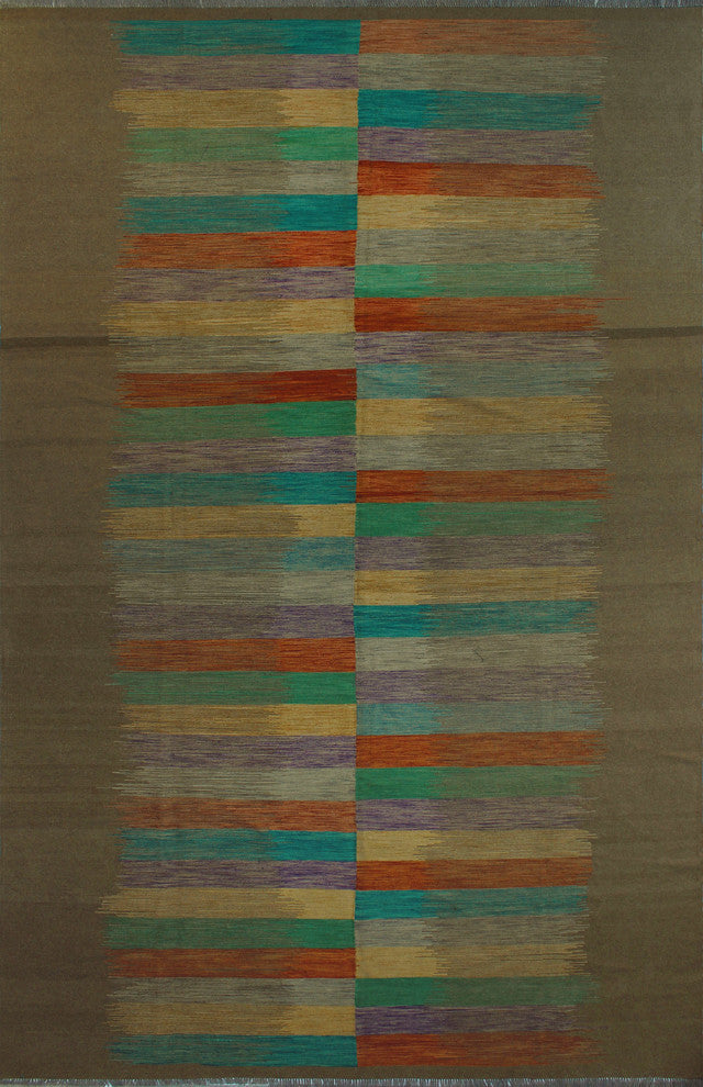Winchester Kilim Karter Brown Rug, 9'4x16'5