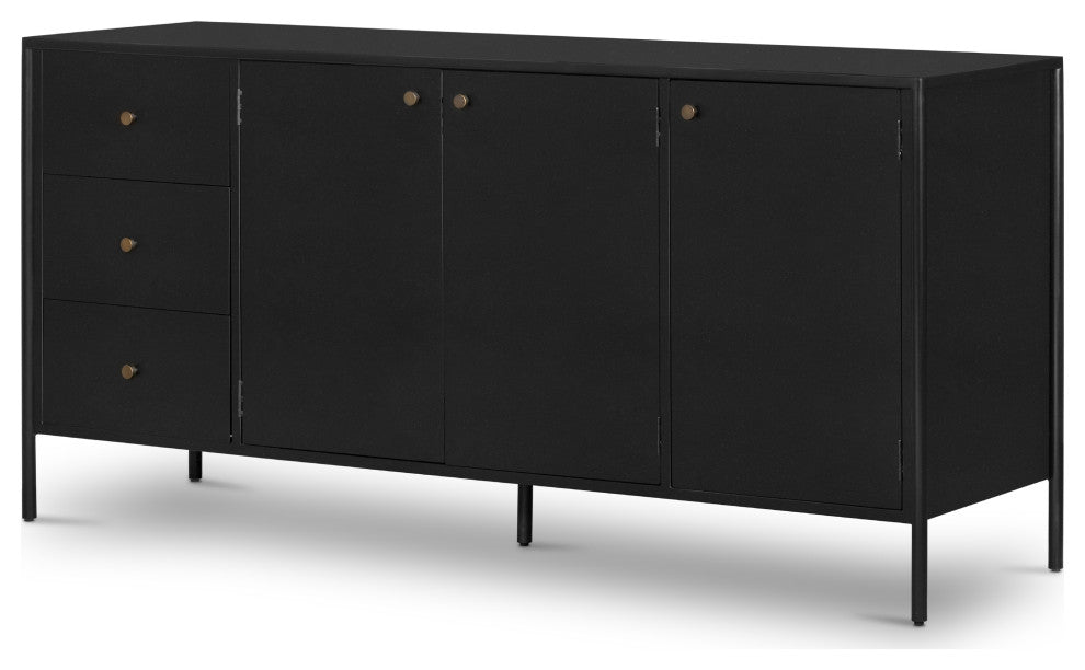 Four Hands Soto Sideboard, 74", Black