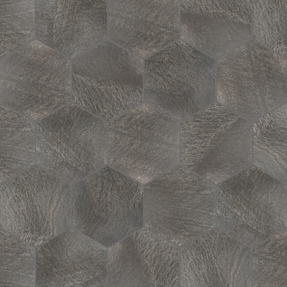 Nagpur Grand Hex Grafito Porcelain Floor and Wall Tile