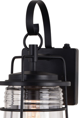 Montauk 7" Outdoor Wall Light Textured Black