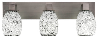 Apollo 3-Light Bath Bar, Graphite/Black Fusion
