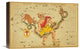 Taurus Poniatowski, Serpentarius, Scutum Sobiesky, and Serpens, 1825, 18"x12"
