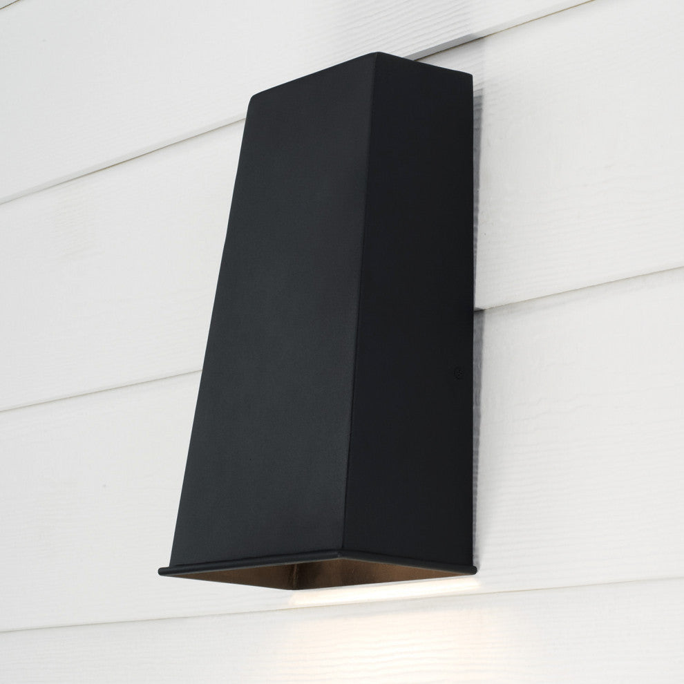 Capital Lighting 955012-LD Ansel 13" Tall LED Outdoor Wall Sconce - Black