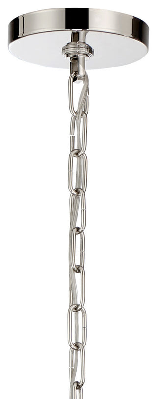 Devon Four Light Lantern in Polished Nickel