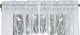 Songbird White Lace Kitchen Curtain, 56"x12" Valance