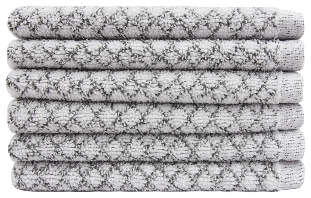 Chip Dye Washcloth 6-Piece, Marble