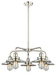 Innovations Ballston Urban 5 26" Chandelier Polished Nickel