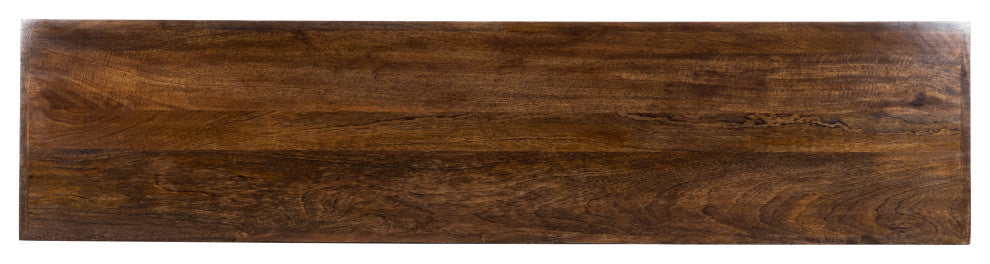 Stowe Brown Rustic Console Table