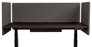 Reclaim 60"x24"Desktop Privacy Panel, Slate Gray