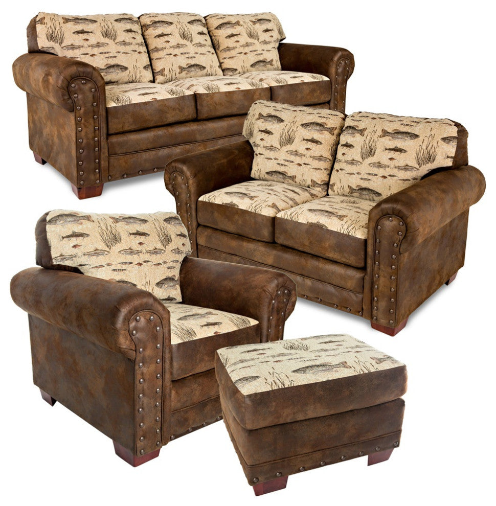 American Furniture Classics Model 8500-70K Angler's Cove 4-Piece Set