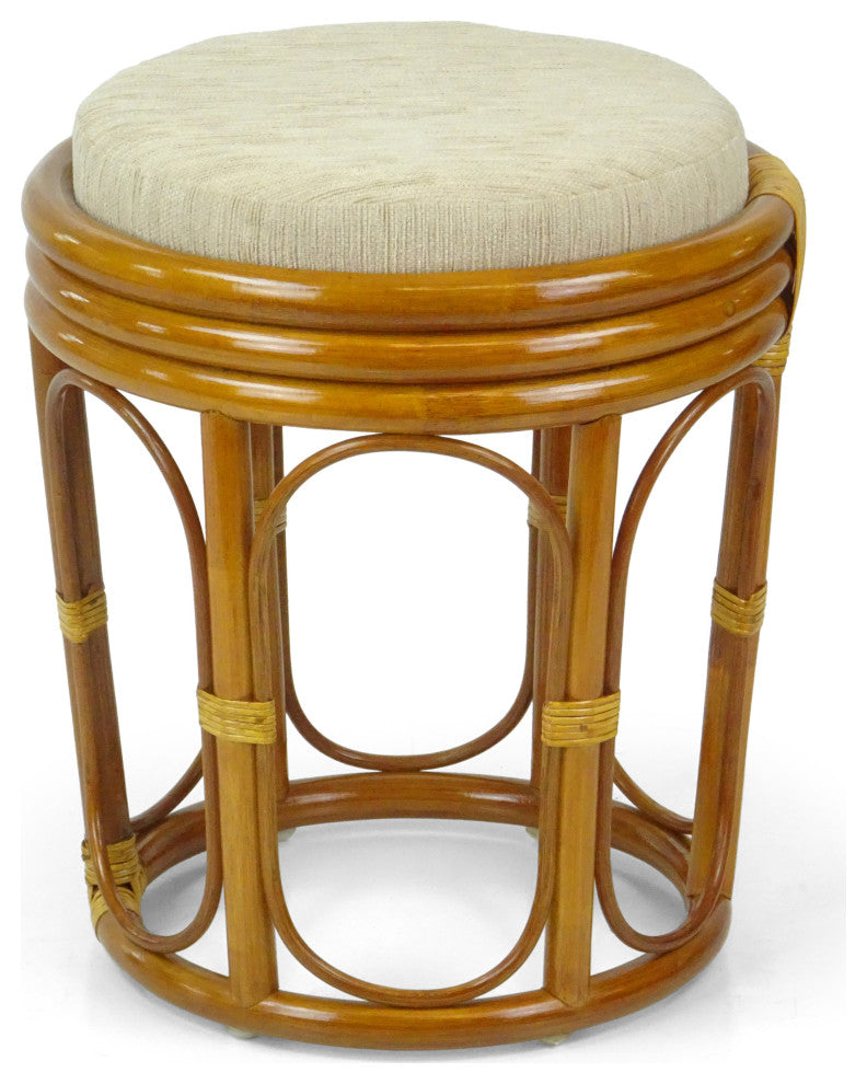 Pier Handmade Wicker Stool, Colonial