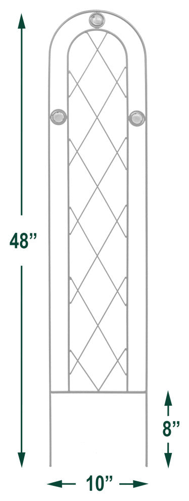 Emerald Series Lattice Trellis, 4'x10"