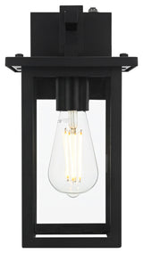 Home Living 6" Outdoor Wall Sconce, Black