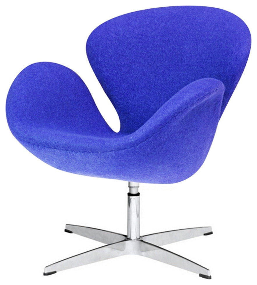 Modern Classics Swan Chair Fabric, Blue