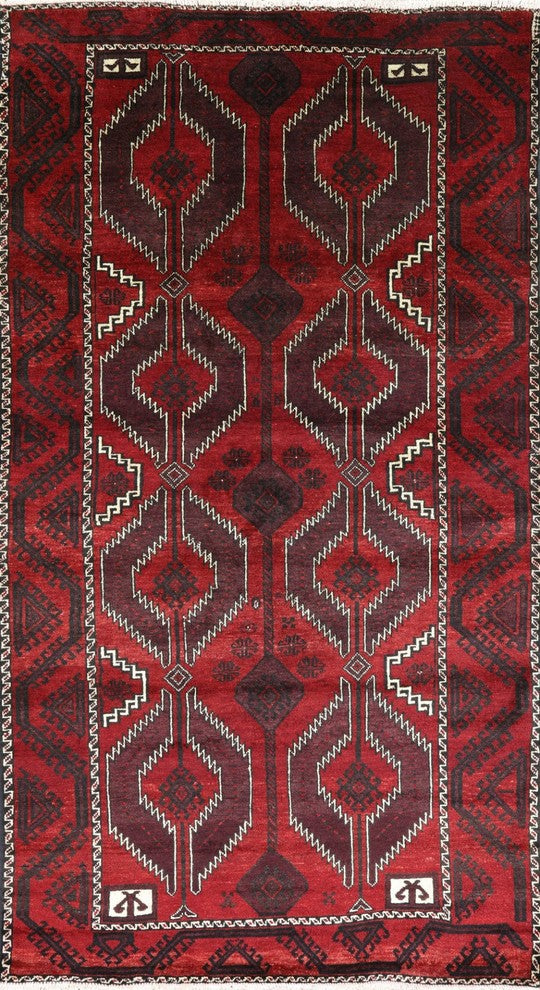 Persian Balouch Oriental Wool Area Rug 5'x8', W2302