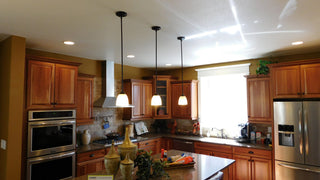 Maxim 92061 Stefan 5"W 1 Light Mini Pendant - Oil Rubbed Bronze / Frosted Glass