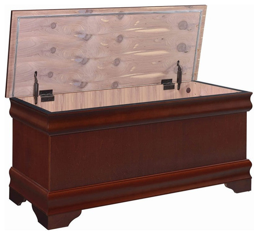 Coaster Pablo Traditional Rectangular Wood Cedar Chest Warm Brown