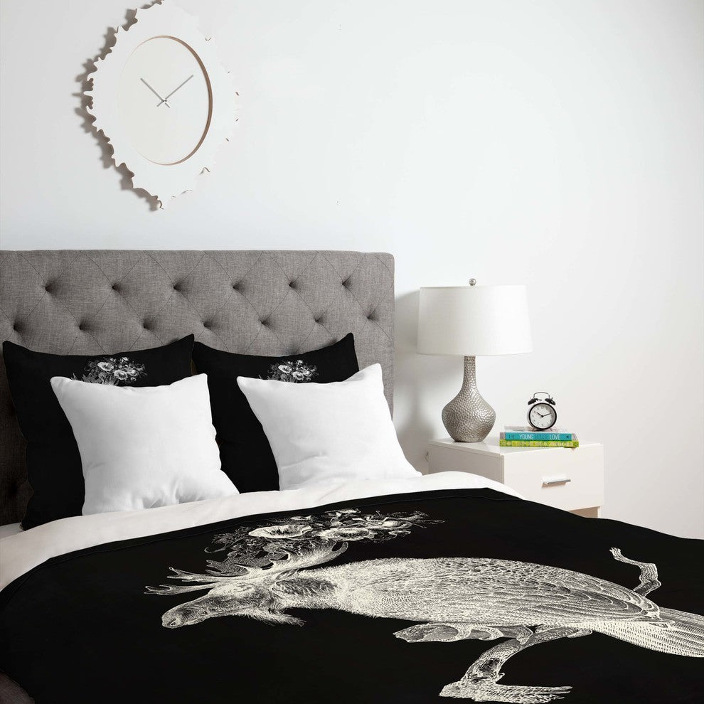Deny Designs Iveta Abolina Moosebird Duvet Cover - Lightweight