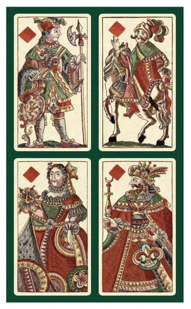 "Diamonds (Bauern Hochzeit Deck)" Print by Andreas Benedictus GÃŒÂ¦bl, 24"x38"
