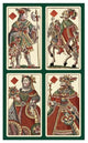 "Diamonds (Bauern Hochzeit Deck)" Print by Andreas Benedictus GÃŒÂ¦bl, 24"x38"