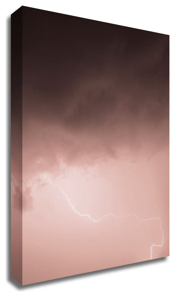 Lightning Pink by Design Fabrikken, Print on Canvas, 30"x42"