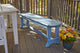 Carolina Preserves 4-Seat Bench Without Back, Apple Green Wash