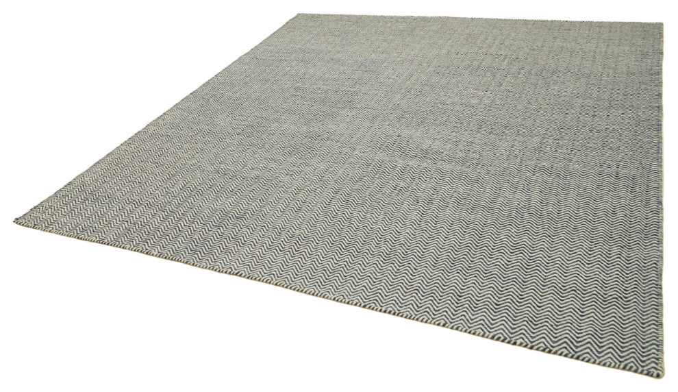 Rug N Carpet - Hand-knotted Modern Design 8' 1'' x 10' 0'' Flatweave Kilim Rug