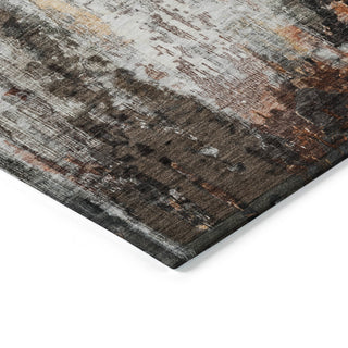 Machine Washable Indoor/Outdoor Chantille ACN1640 Gray 2'6" x 3'10" Rug