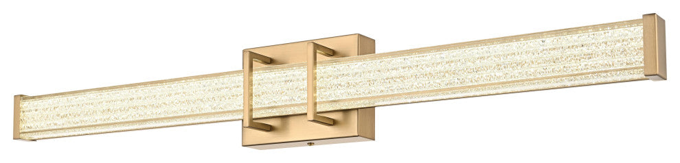 Home Living 31" Led Wall Sconce, Satin Gold