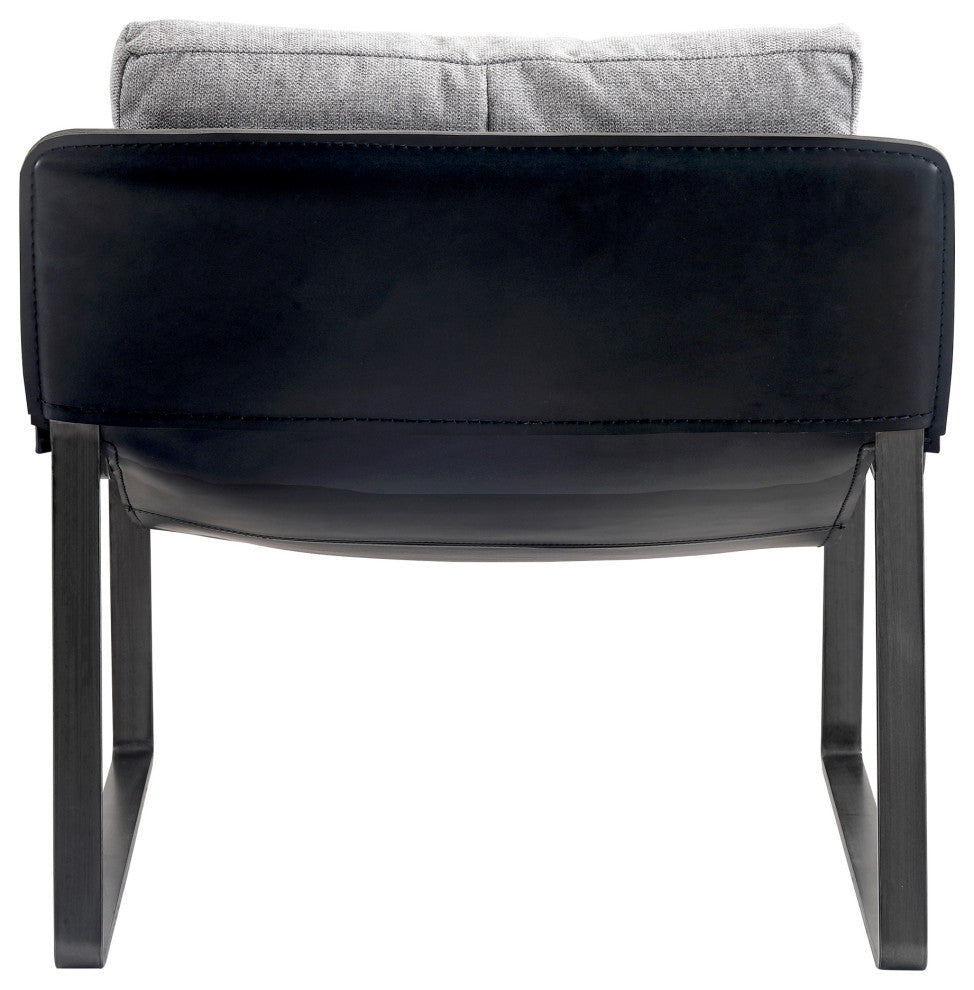 Connor Fabric Club Chair Snowfolds Gray