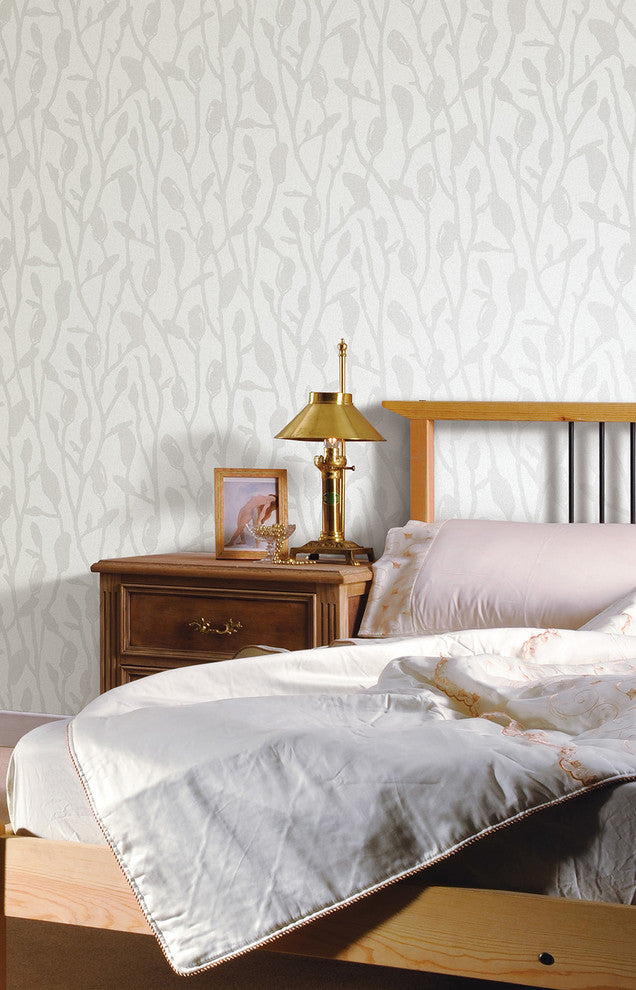 Budding Dots Wallpaper, Beige