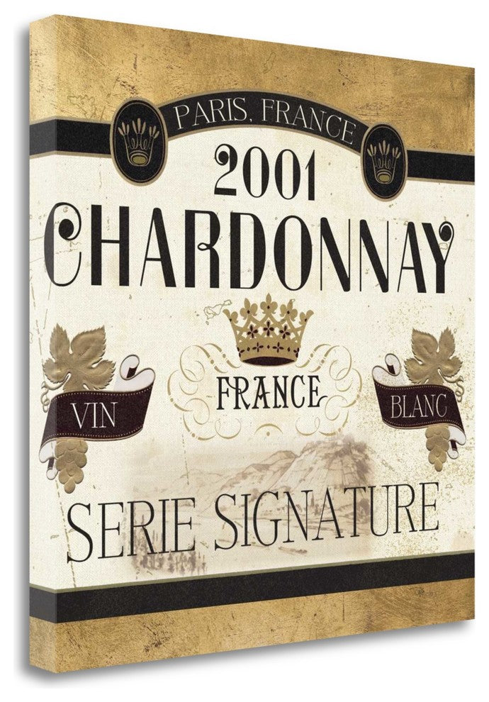 "Wine Labels II" By Pela Studio, Giclee Print on Gallery Wrap Canvas