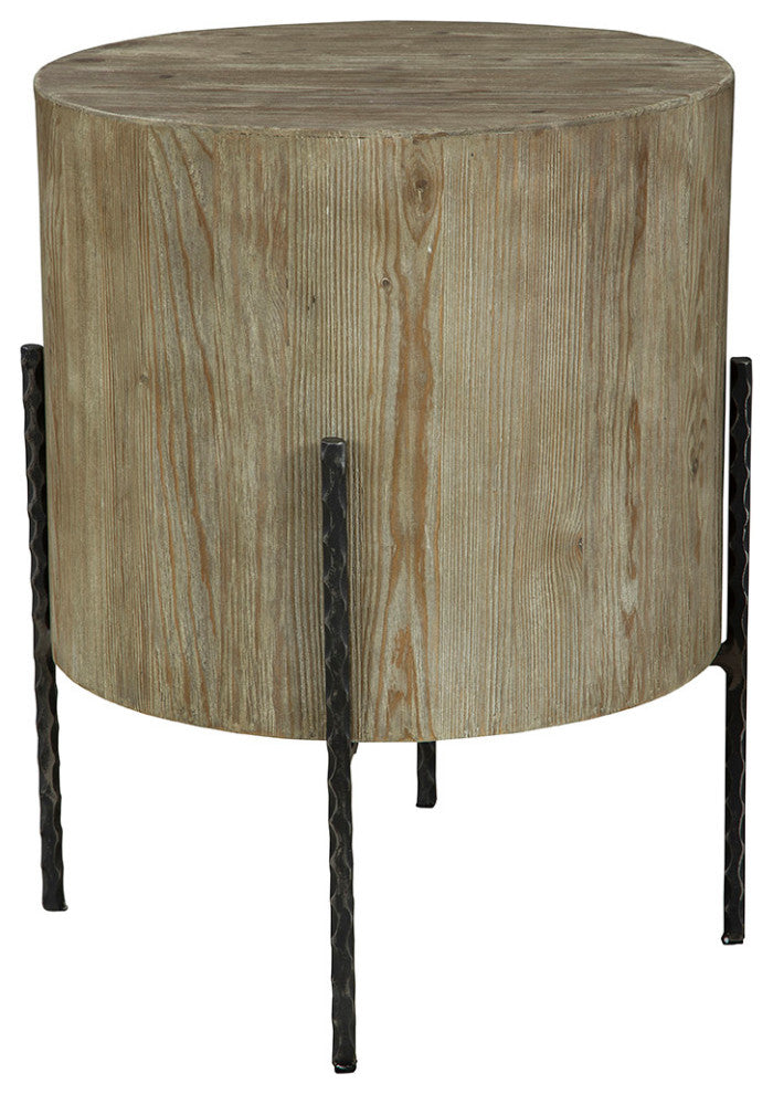 Williamsburg Reclaimed Pine End Table, Natural