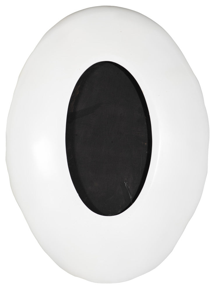 Broken Egg Mirror, Silver Leaf