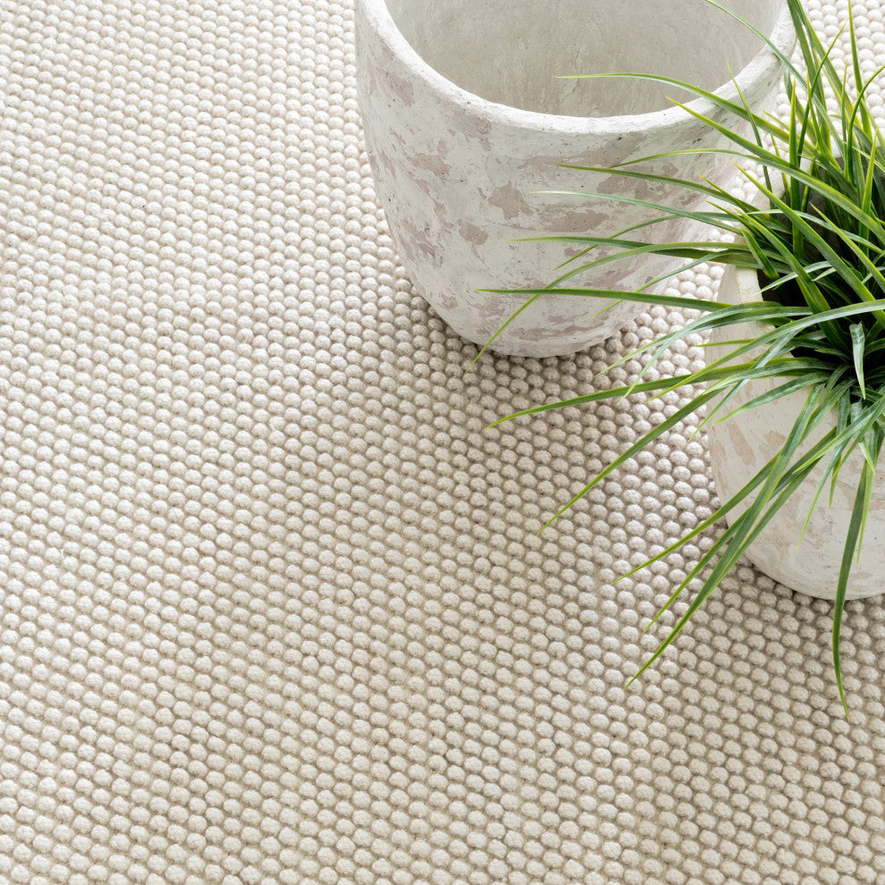 Dash & Albert Sonoma Ivory Handwoven Performance Rug, Ivory, 3' x 5'