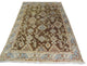 6"x9" Hand-Knotted Brown Fine Turkish Oushak Oriental Rug Vegetable Dyes