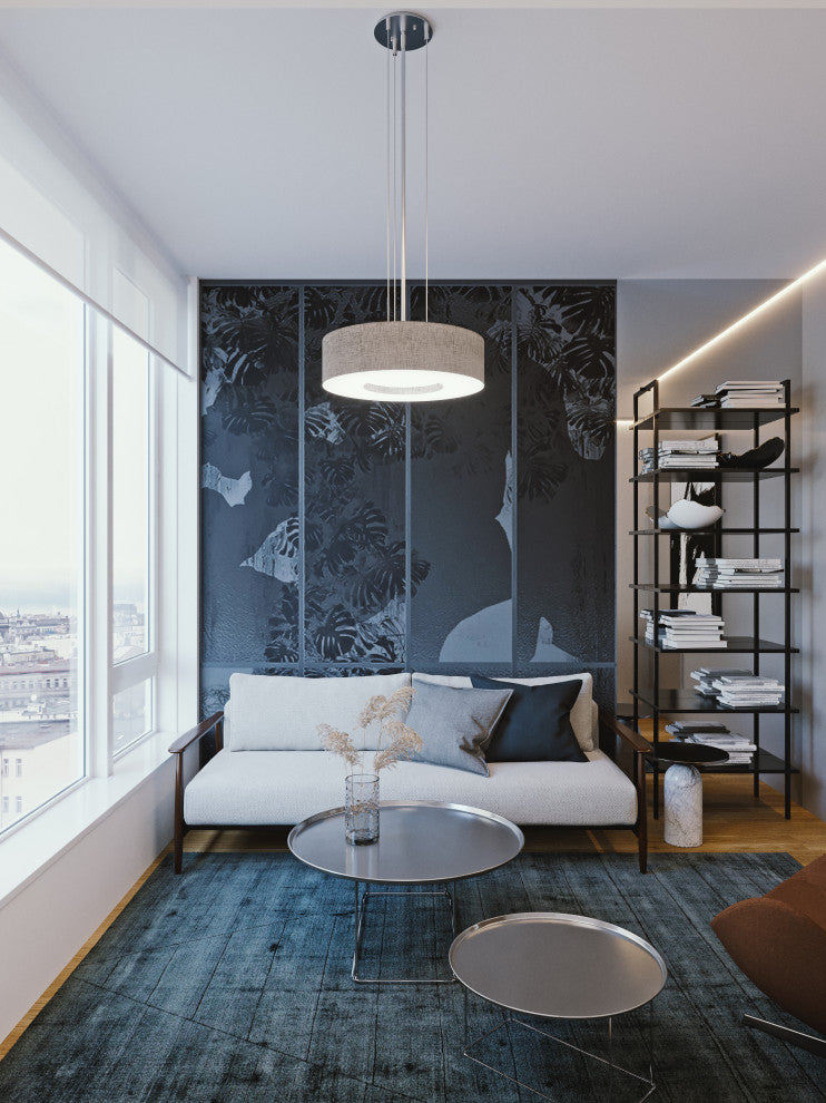 Montclair 15'' Pendant, Gray Shade