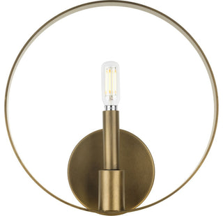 Breckenridge Collection One-Light Aged Bronze Rustic Farmhouse Wall Sconce