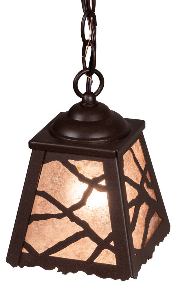 6 Square Branches Mini Pendant