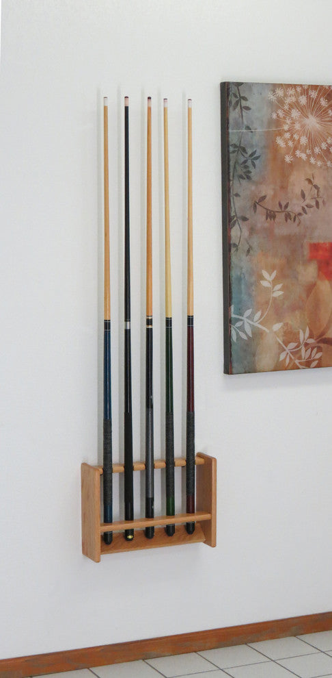 Pool Cue Rack, 5 Cue, Black