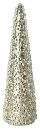 13" "All That Glitters" Beaded and Gold Christmas Decoration