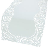 Dainty Lace Table Runner 16"x34" , White